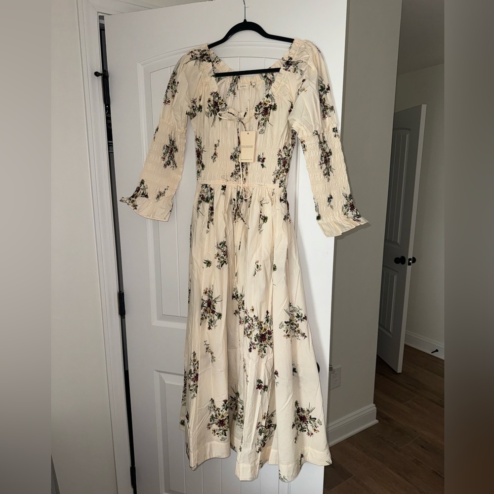 Doen Cream Floral Maxi Dress - Picture 8 of 9
